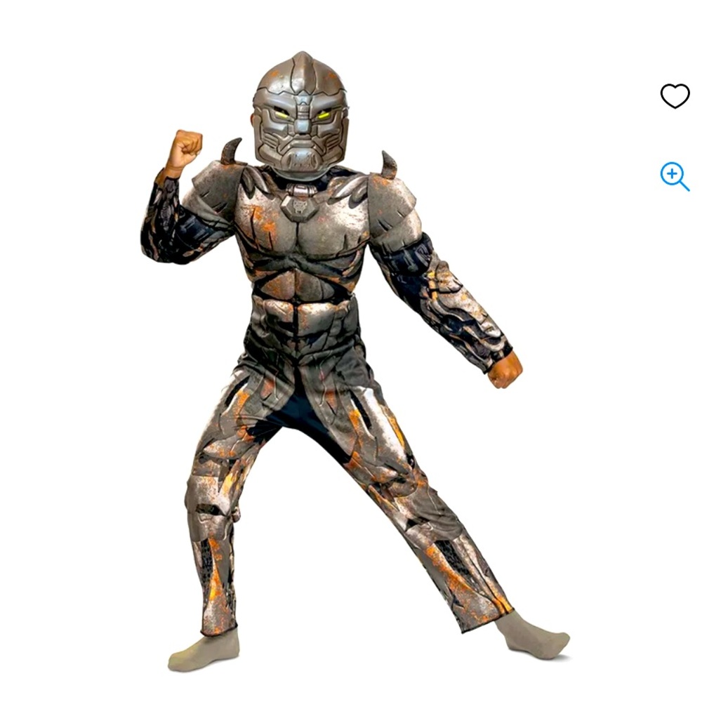 Transformers Rise of the Beasts Rhinox size 8 Medium Halloween costume